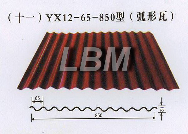 YX - nouveau petit pain ondulé de feuille du toit 12 - 65 - 850 formant le système de PLC de machine de type automatique